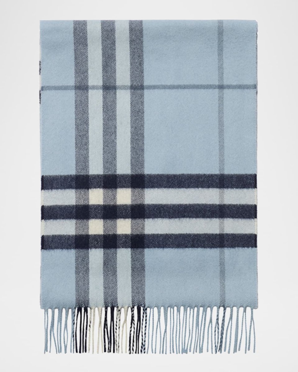 Giant Check Cashmere Scarf